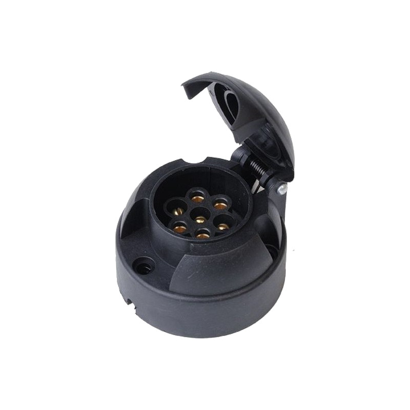 Presa a 7 poli in PVC 12 V