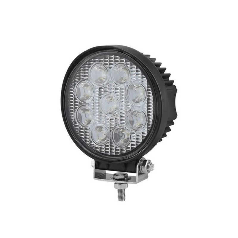 Faro lavoro a 9 LED rotondo