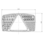 Fanale posteriore LED per rimorchio sx - immagine 2