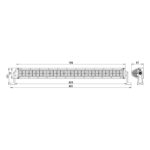 Barra a led OFF-ROAD 60 x LED 885mm - immagine 2