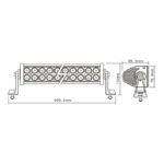 Barra a led OFF-ROAD 120W 40 LED 609mm - immagine 2