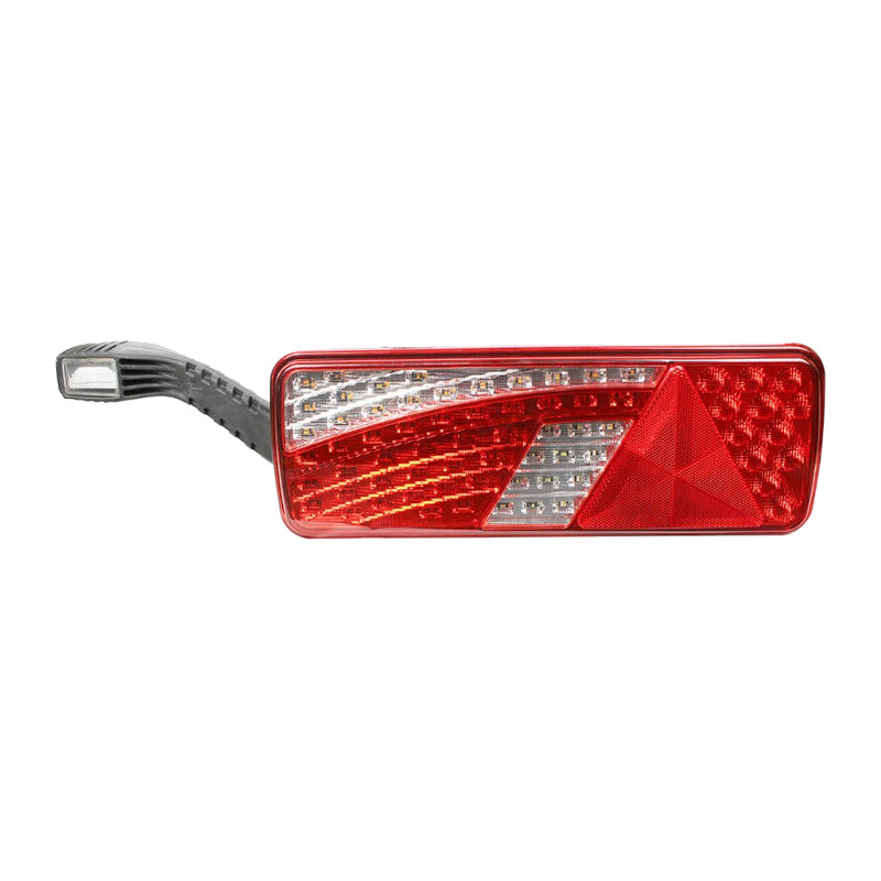 Fanale posteriore sinistro per rimorchio a LED con ingombro