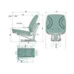 Sedile sospensione pneumatica AF-240920015 - immagine 2