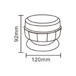 Lampeggiante 12 LED magnetico - immagine 2