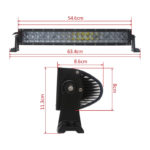 Barra a led OFF-ROAD 40 LED 4D 120W 63,4 cm curvo - immagine 2
