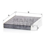 Filtro aria abitacolo carboni attivi MANN AF-CUK2335KIT - immagine 2