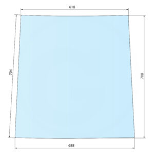 Vetro porta superiore sinistra AF-R50755