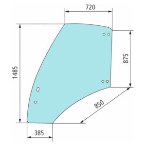 Vetro portiera sinistro AF-04418951/20