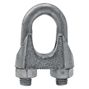 Morsetto per fune metallica 8 mm. 3pz. AF-0224